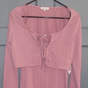 Ultra Flirt Junior's SweaterDress, 2 Piece Bosycon. Size XL. NWT.